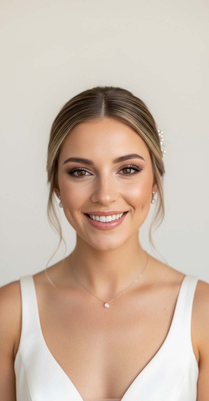 After One Sided Hairstyle For Wedding